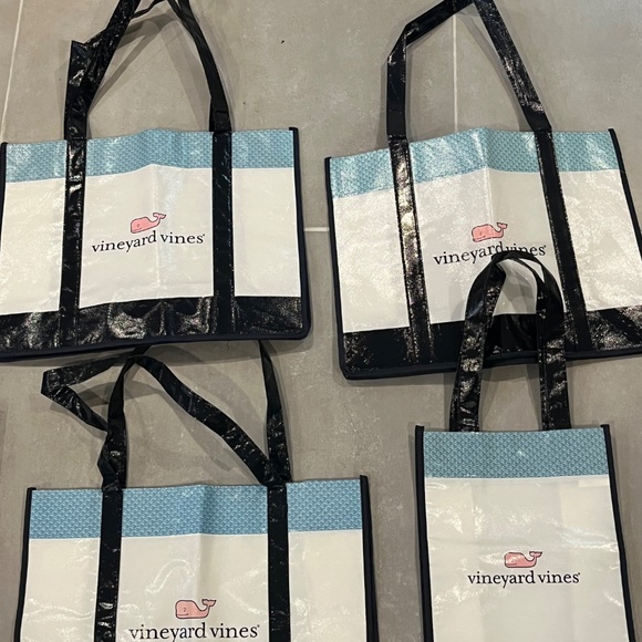 15pc Lot Reusable Shopping Tote Bags Lululemon Lily Pulitzer Vineyard Vines Plus - Picture 10 of 12